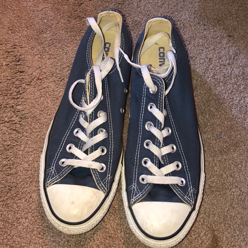 Navy converse
